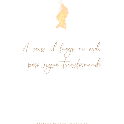 Fuego simbólico – Susurro 4 Inneris, transformación interior sin prisa